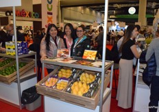 Karina Palacios, Susana Merza and Monica Diaz from Elite Produce